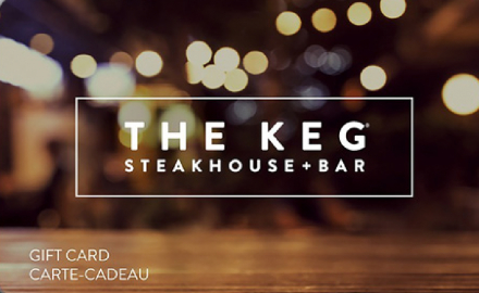 Gagnez une carte-cadeau numérique The Keg de 20$
