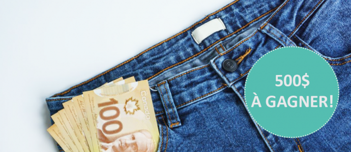 2019 MAI - Tirage de 500$ en argent comptant