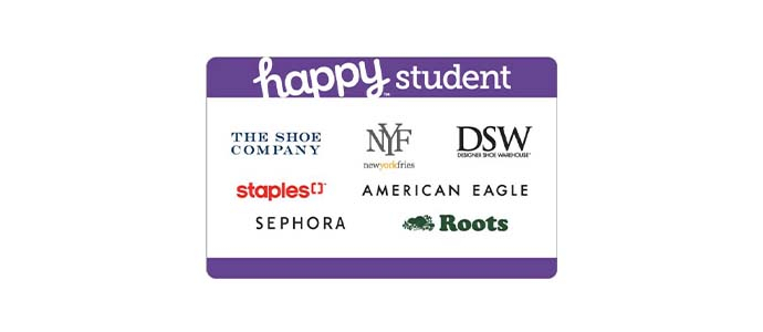 WIN A $25 HAPPY STUDENT GIFT CARD