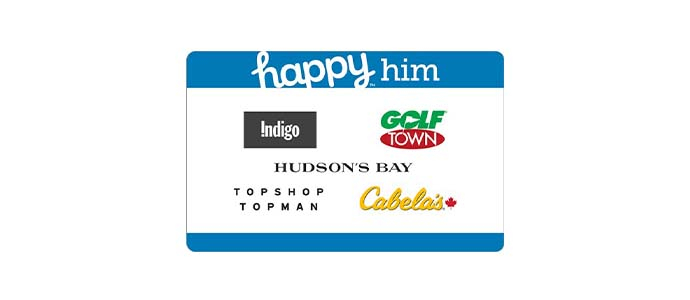 MAY 2022 | WIN 1 OF 2 $100 HAPPY HIM GIFT CARDS
