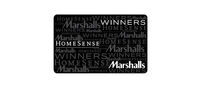 Winners sales gift card