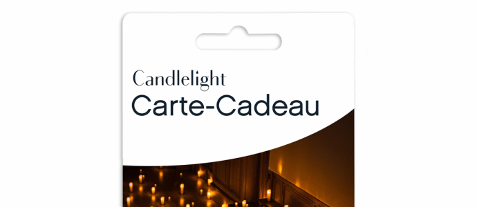 JUILLET 2022| Tirage de 2 cartes-cadeaux Candlelight by Fever 