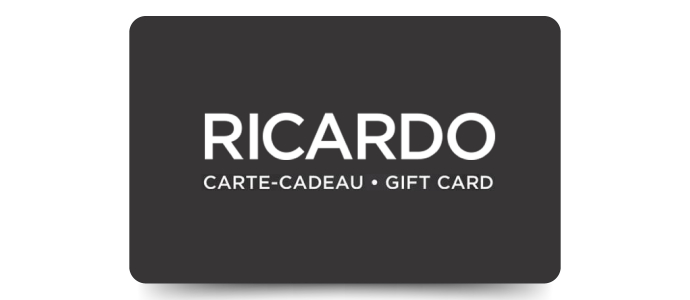 CONCOURS RICARDO | Gagnez une carte-cadeau de 100$ pour la boutique en ligne RICARDO