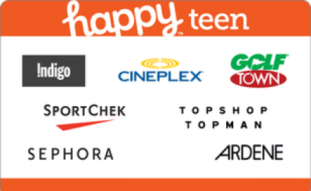 NOVEMBRE 2022 | Tirage d'une carte-cadeau Happy Teen de 100$