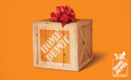 WIN 1 OF 2 $50 THE HOME DEPOT GIFT CARDS 