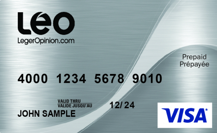 Gagnez une carte prépayée physique Visa d'une valeur de 100$ 