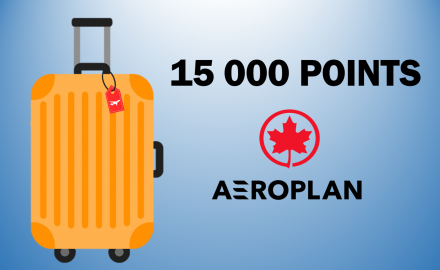 Win 15,000 Aeroplan points