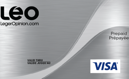 Gagnez une carte prépayée Visa de 20$