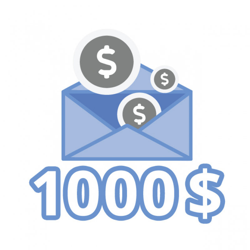 JANUARY - 2nd Draw of $1000 in cash